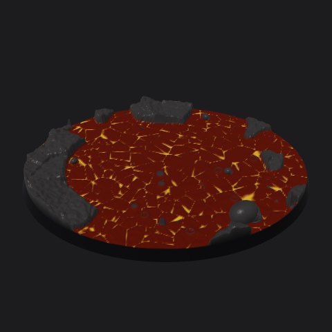 120 × 92 mm oval base, bubbling crust layout